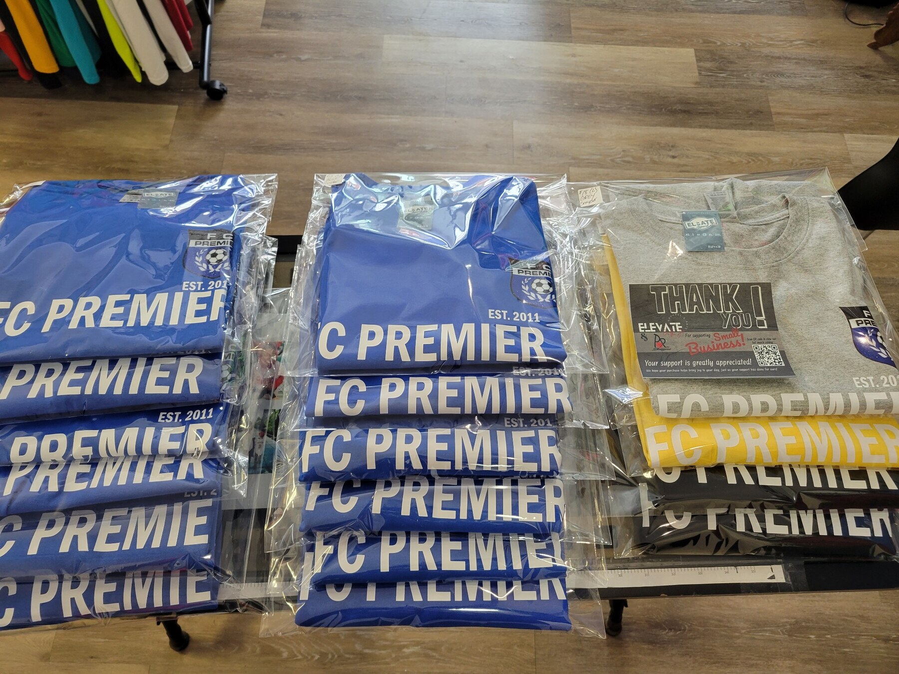 FC Premier bulk team-apparel order